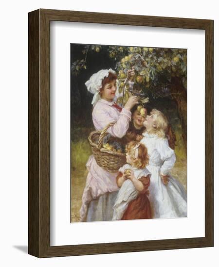 Picking Apples-Frederick Morgan-Framed Giclee Print