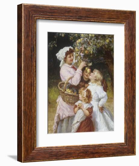 Picking Apples-Frederick Morgan-Framed Giclee Print