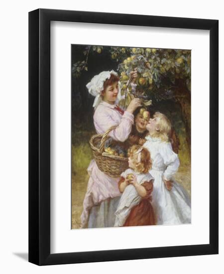 Picking Apples-Frederick Morgan-Framed Giclee Print