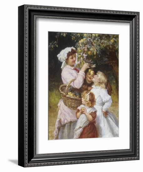 Picking Apples-Frederick Morgan-Framed Giclee Print