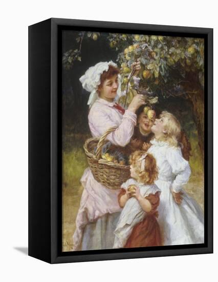 Picking Apples-Frederick Morgan-Framed Premier Image Canvas