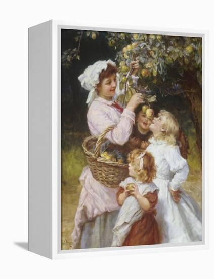 Picking Apples-Frederick Morgan-Framed Premier Image Canvas