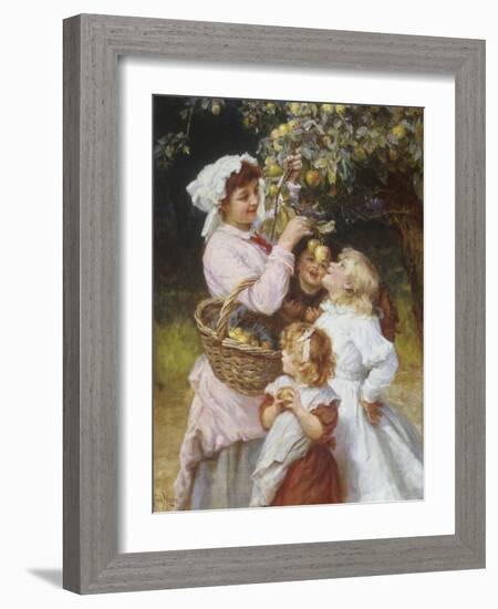 Picking Apples-Frederick Morgan-Framed Giclee Print