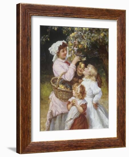 Picking Apples-Frederick Morgan-Framed Giclee Print