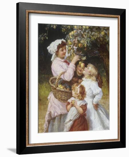 Picking Apples-Frederick Morgan-Framed Giclee Print