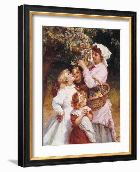 Picking Apples-Frederick Morgan-Framed Giclee Print