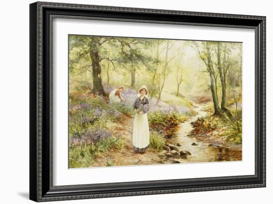 Picking Bluebells-Ernest Walbourn-Framed Giclee Print