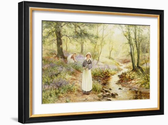 Picking Bluebells-Ernest Walbourn-Framed Giclee Print