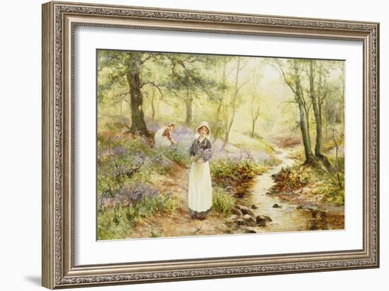 Picking Bluebells-Ernest Walbourn-Framed Giclee Print