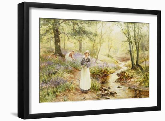 Picking Bluebells-Ernest Walbourn-Framed Giclee Print