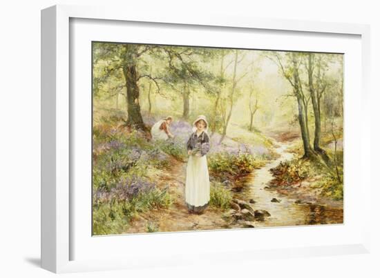 Picking Bluebells-Ernest Walbourn-Framed Giclee Print