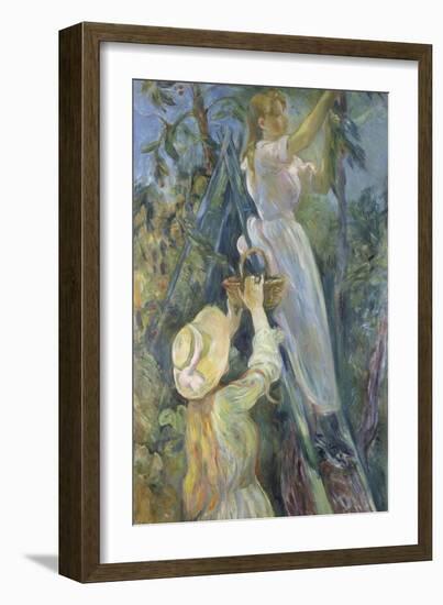 Picking Cherries, 1891-Berthe Morisot-Framed Giclee Print