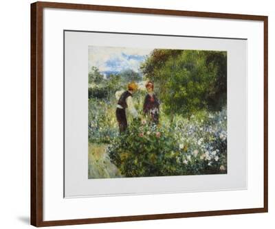 'Picking Flowers, 1875' Art Print - Pierre-Auguste Renoir | Art.com