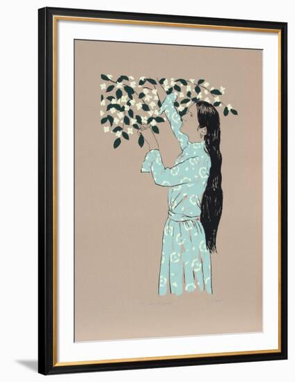 Picking Flowers-R^ Bienert-Framed Limited Edition