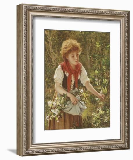 Picking Honeysuckle-Sophie Anderson-Framed Giclee Print