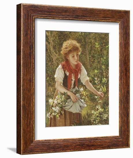 Picking Honeysuckle-Sophie Anderson-Framed Giclee Print