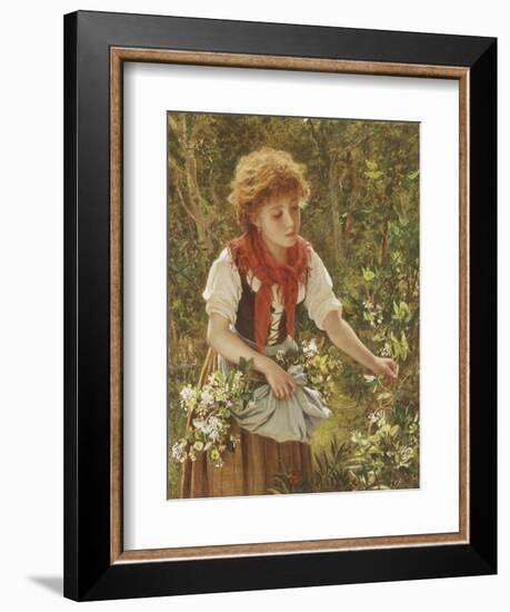 Picking Honeysuckle-Sophie Anderson-Framed Giclee Print