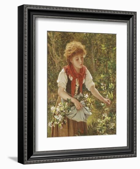 Picking Honeysuckle-Sophie Anderson-Framed Giclee Print