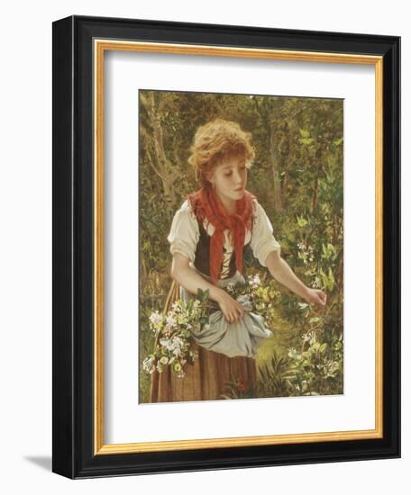 Picking Honeysuckle-Sophie Anderson-Framed Giclee Print