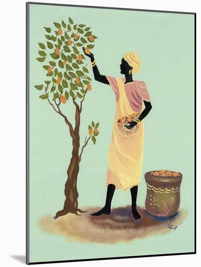Picking Mangos-Judy Mastrangelo-Mounted Giclee Print