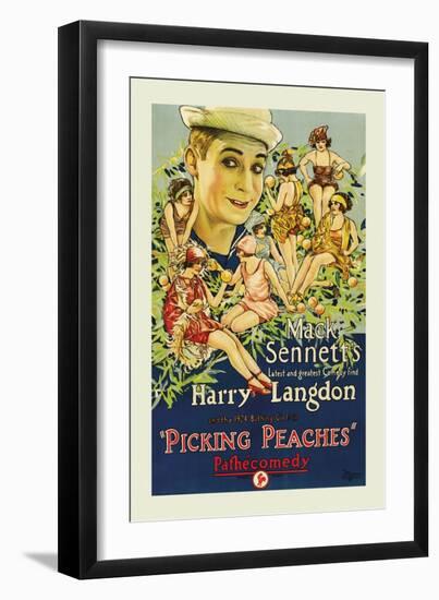 Picking Peaches-Mack Sennett-Framed Art Print