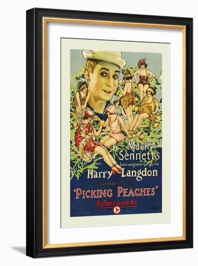 Picking Peaches-Mack Sennett-Framed Art Print