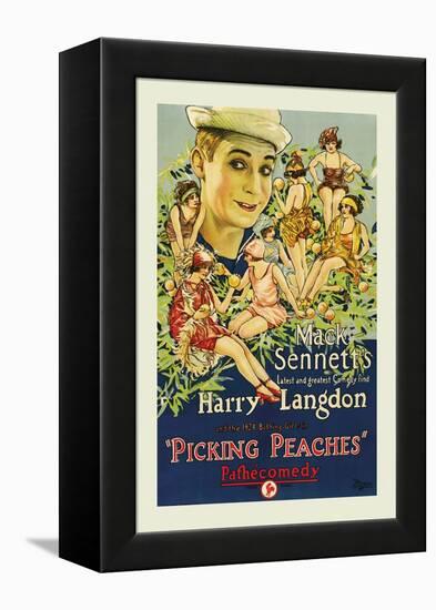 Picking Peaches-Mack Sennett-Framed Stretched Canvas