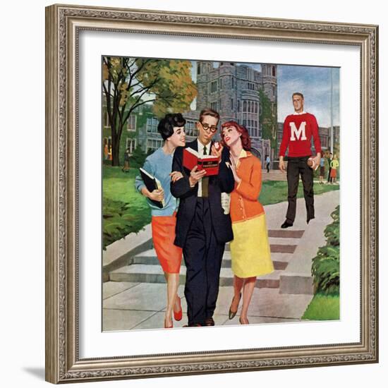 "Picking Poindexter", October 17, 1959-Richard Sargent-Framed Giclee Print