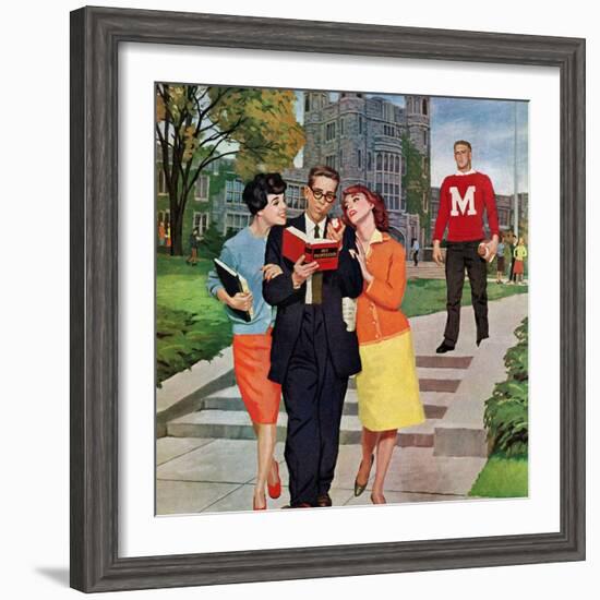 "Picking Poindexter", October 17, 1959-Richard Sargent-Framed Giclee Print