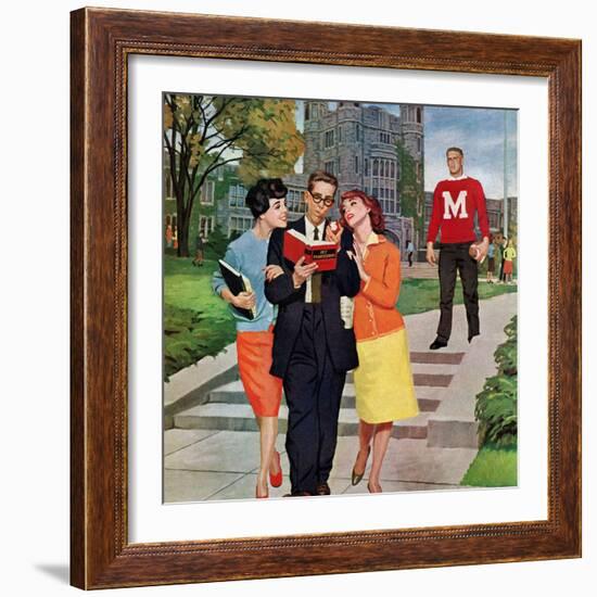 "Picking Poindexter", October 17, 1959-Richard Sargent-Framed Giclee Print