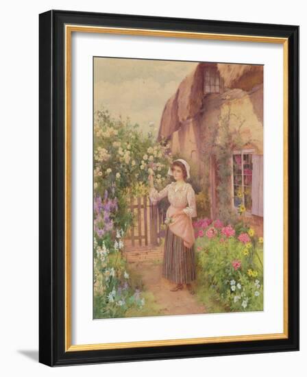 Picking Roses-William Affleck-Framed Giclee Print