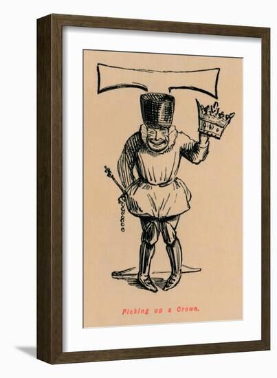'Picking up a Crown', c1860, (c1860)-John Leech-Framed Giclee Print