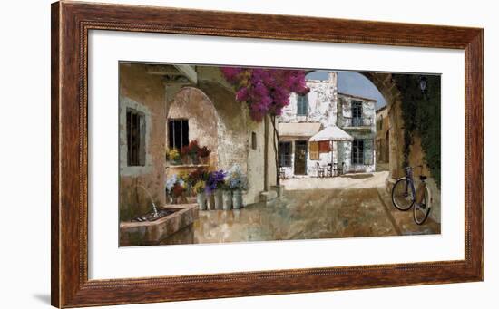 Picking Up Flowers-Gilles Archambault-Framed Giclee Print