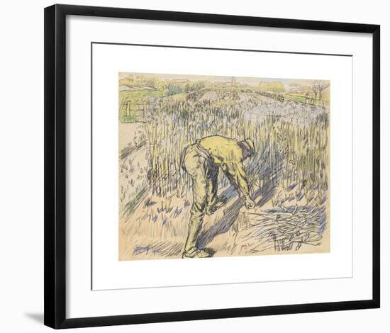 Picking up Potatoes-Jan Toorop-Framed Premium Giclee Print