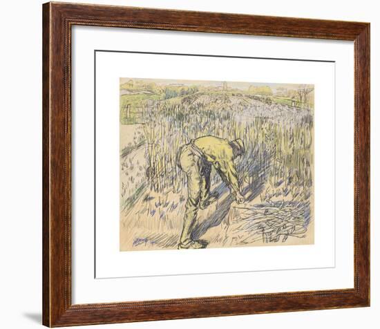 Picking up Potatoes-Jan Toorop-Framed Premium Giclee Print