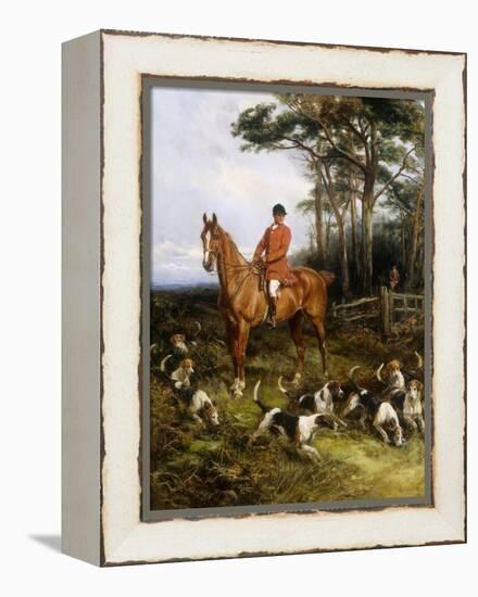 Picking up the scent-Heywood Hardy-Framed Premier Image Canvas