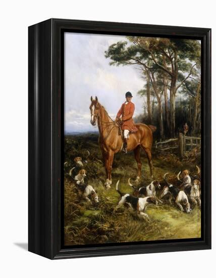 Picking up the scent-Heywood Hardy-Framed Premier Image Canvas