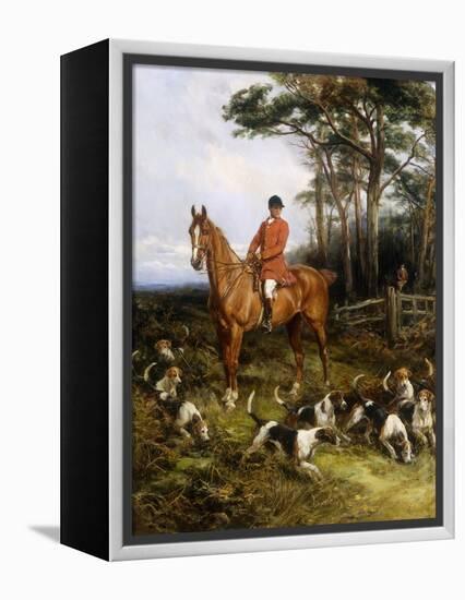 Picking up the scent-Heywood Hardy-Framed Premier Image Canvas