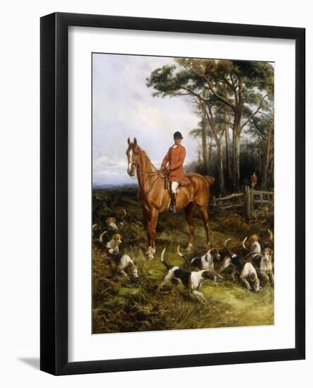 Picking up the scent-Heywood Hardy-Framed Giclee Print