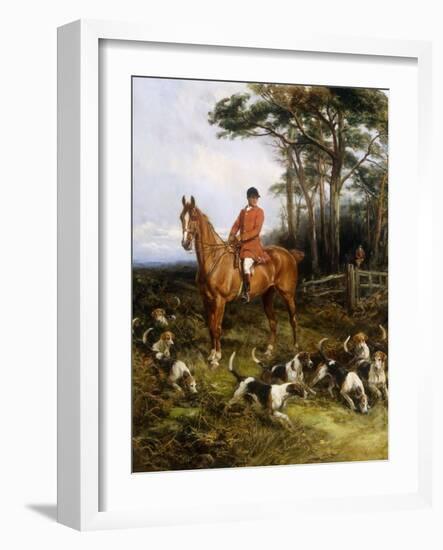 Picking up the scent-Heywood Hardy-Framed Giclee Print