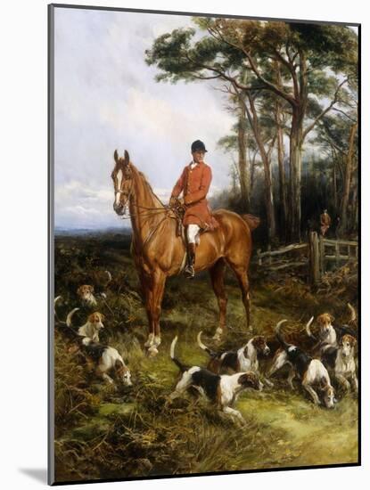 Picking up the scent-Heywood Hardy-Mounted Giclee Print