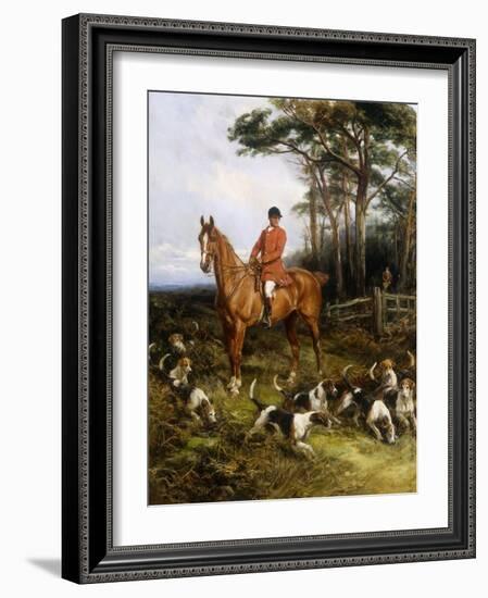 Picking up the scent-Heywood Hardy-Framed Giclee Print