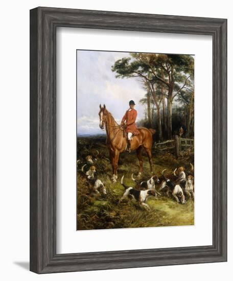 Picking up the scent-Heywood Hardy-Framed Giclee Print