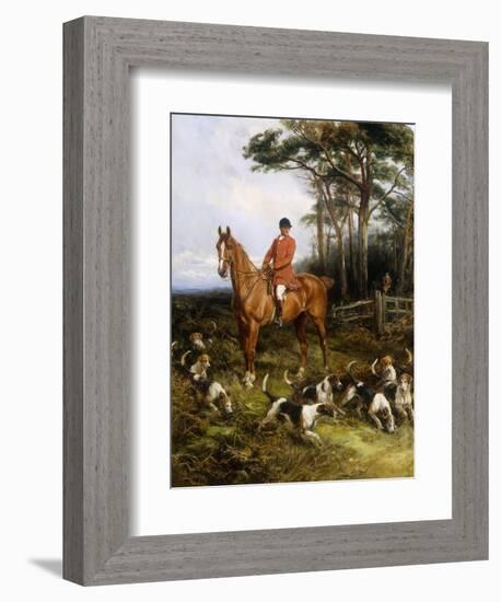 Picking up the scent-Heywood Hardy-Framed Giclee Print