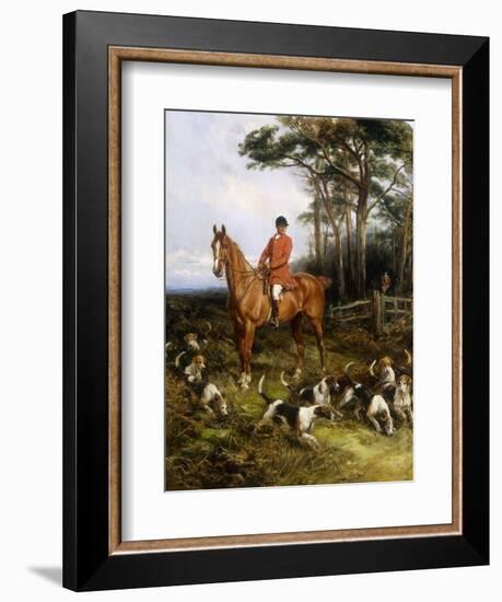 Picking up the scent-Heywood Hardy-Framed Giclee Print