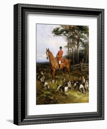 Picking up the scent-Heywood Hardy-Framed Giclee Print