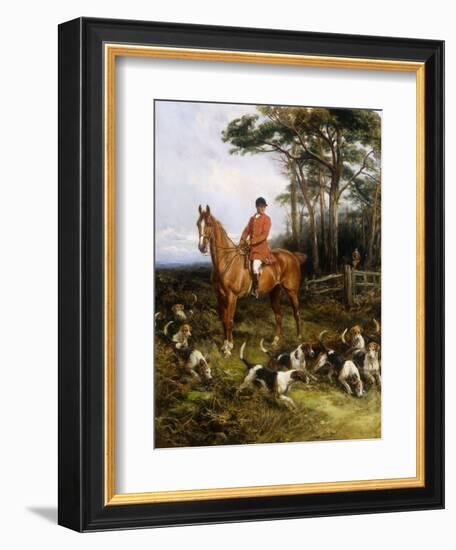 Picking up the scent-Heywood Hardy-Framed Giclee Print