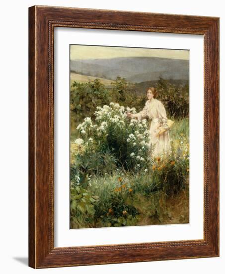 Picking Wild Flowers-Francis Coates Jones-Framed Giclee Print