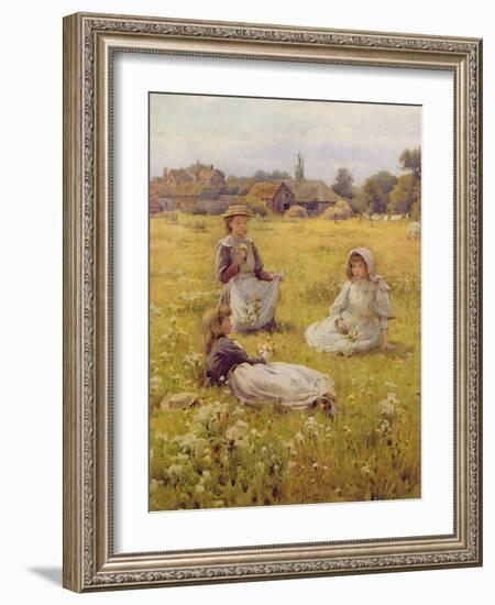 Picking Wild Flowers-William Affleck-Framed Giclee Print