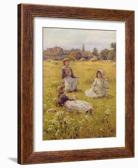 Picking Wild Flowers-William Affleck-Framed Giclee Print